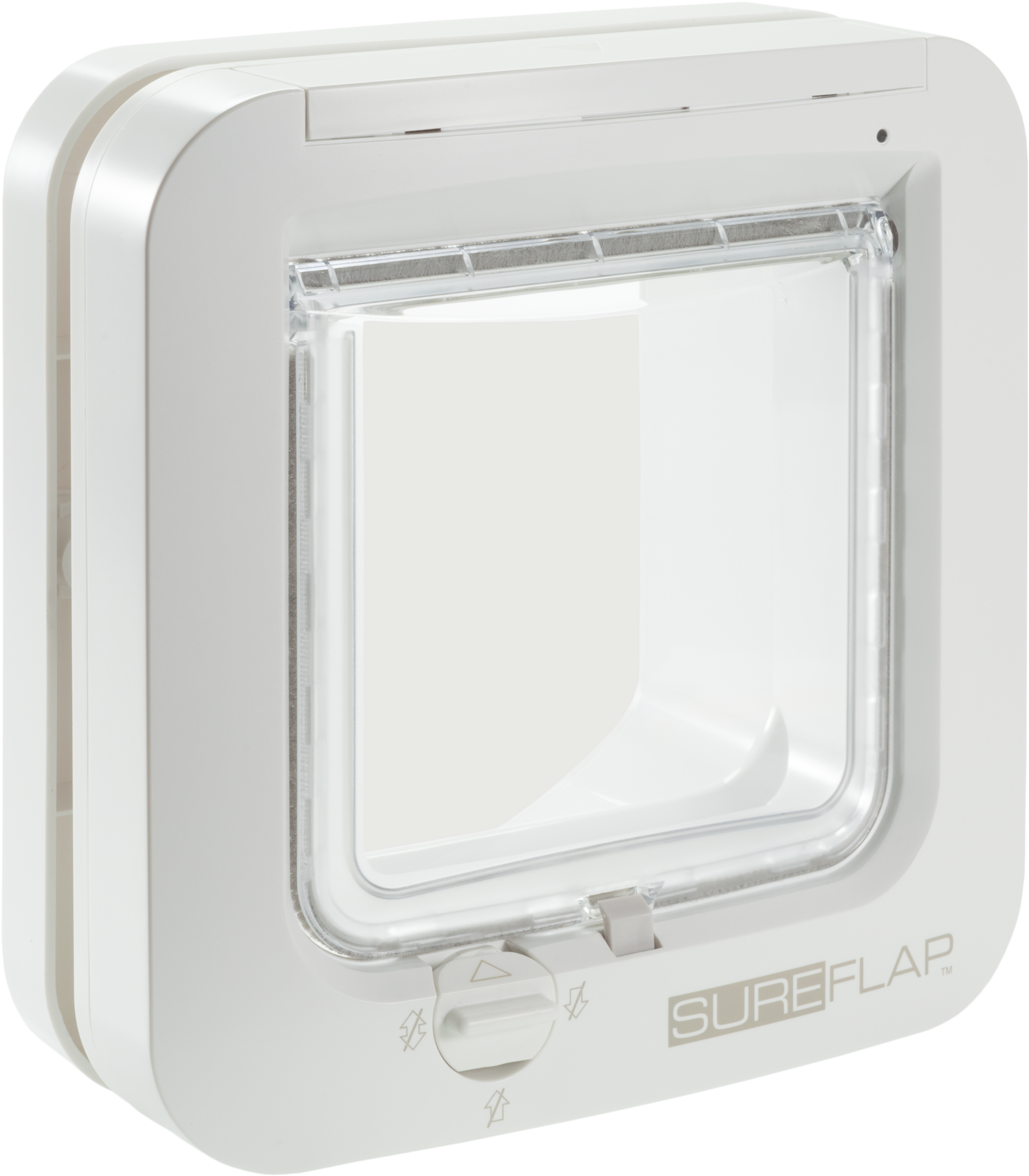 Image Of Sureflap Microchip Cat Flap White - Screen (2661x2661), Png Download
