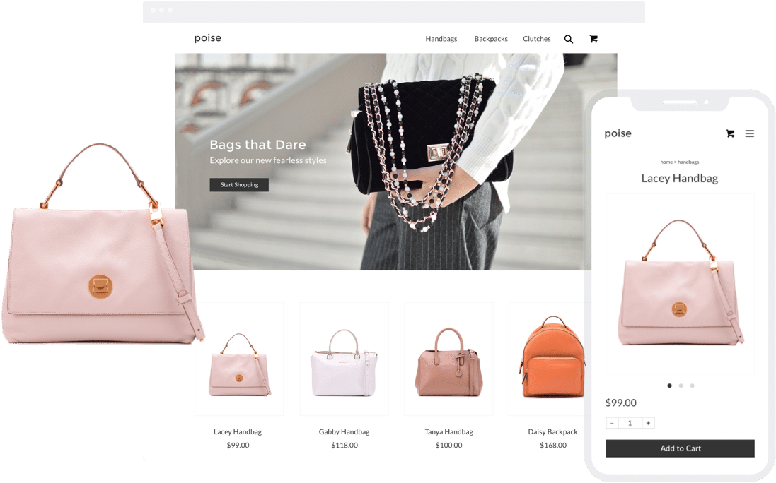 Sample Store - Shoulder Bag (1126x687), Png Download