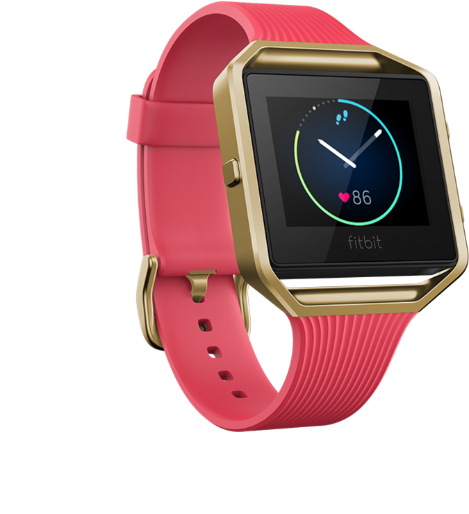 Fitbit Blaze Special Edition Pink Gold (1024x872), Png Download