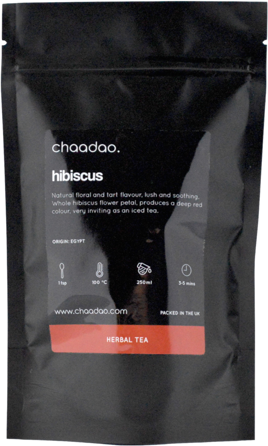 Hibiscus Loose Leaf Herbal Tea - Bag (1000x1001), Png Download