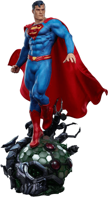 Superman - Estatua Superman (566x800), Png Download