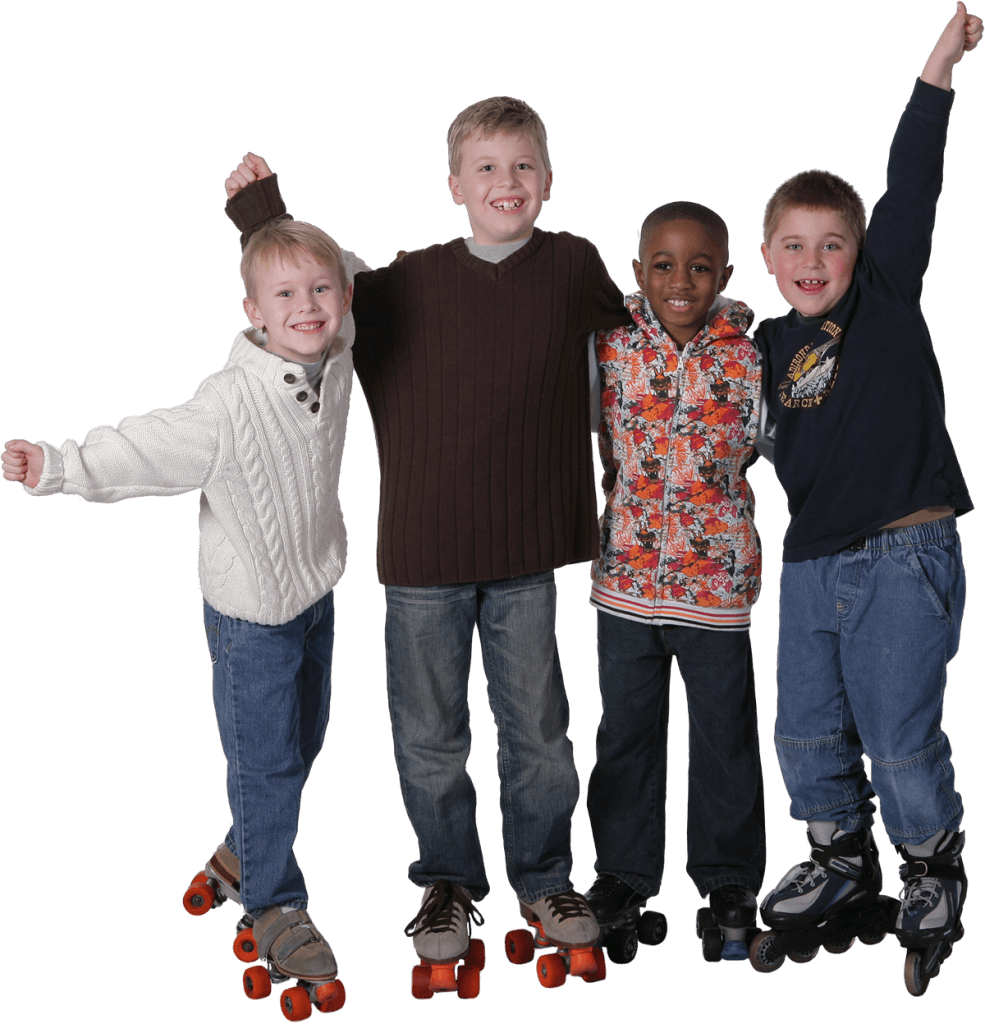 Whether It's Been Years Or Hours Since You Last Strapped - Family Roller Skating (985x1024), Png Download