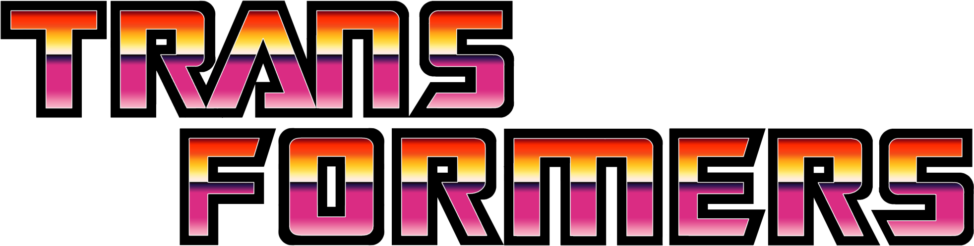 Transformers The Logo Wwwpixsharkcom - Transformers The Movie 1986 Logo (2046x602), Png Download