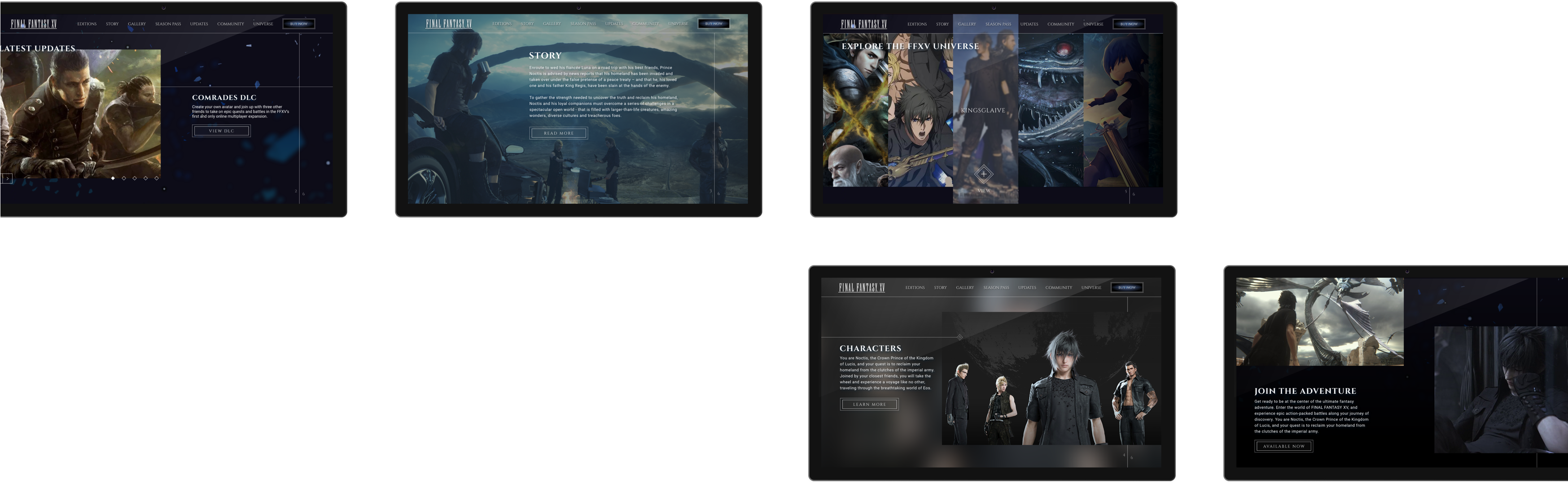 Ffxv Mockup 1 V1 - City (3493x1965), Png Download