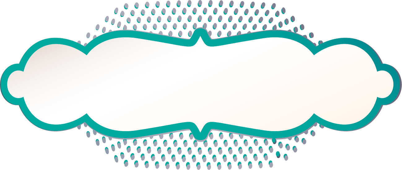 Green Blue Outline Tray With Gray Dot Green Shadow - Polka Dot (1299x551), Png Download