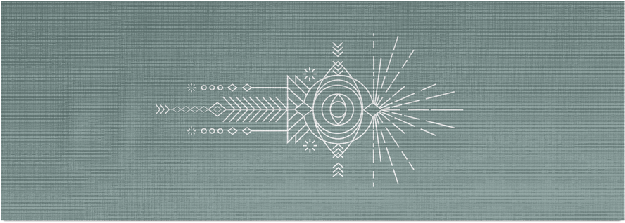 Good Karma Evil Eye Yoga Mat - Circle (1024x1024), Png Download