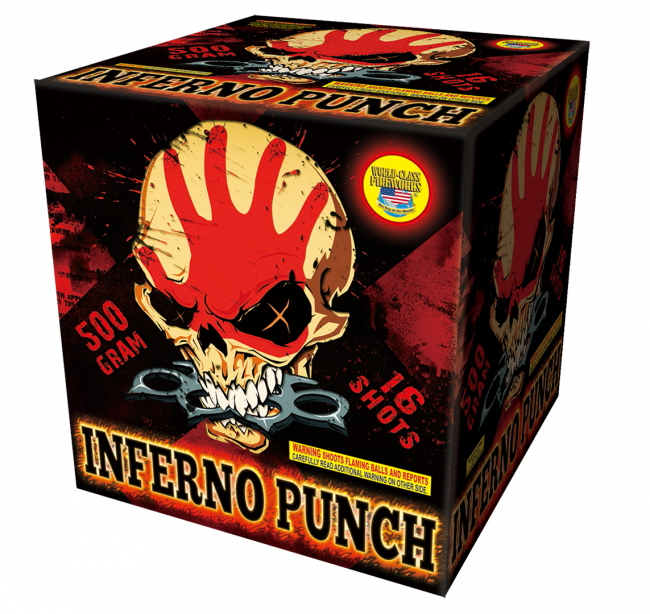 Inferno Punch Fireworks (650x614), Png Download