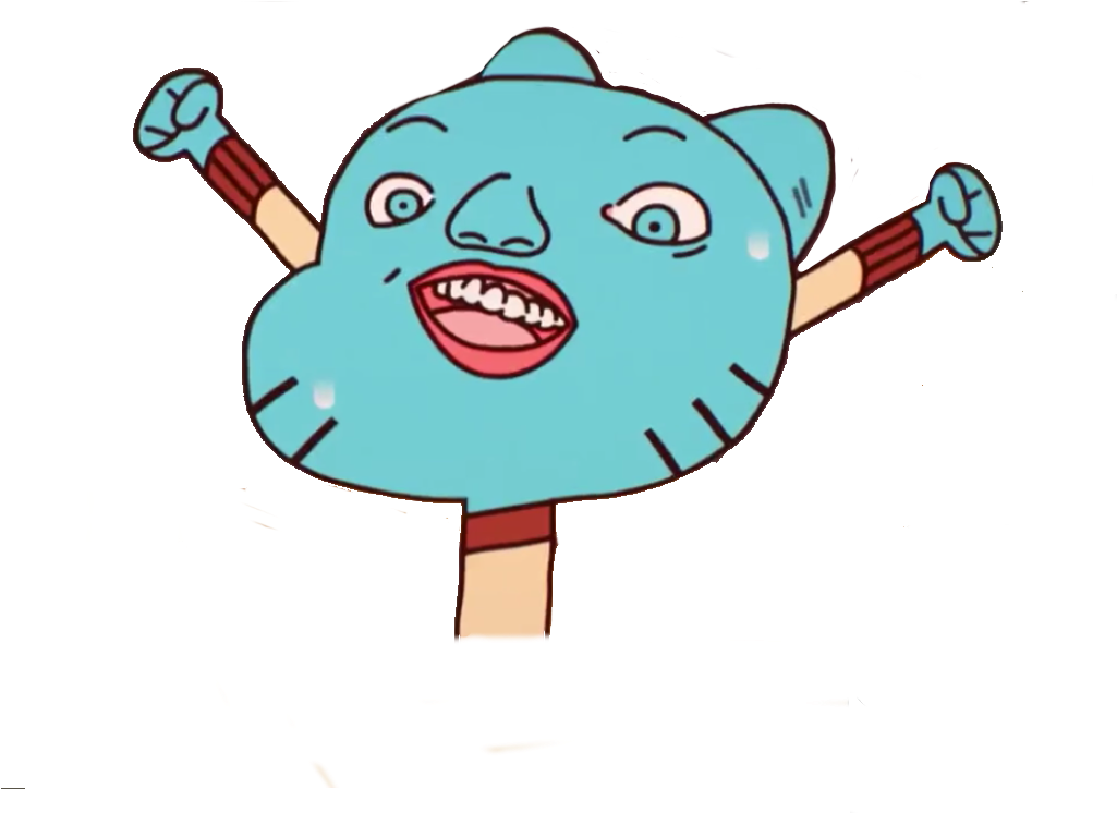 Gumball Sticker (1024x768), Png Download