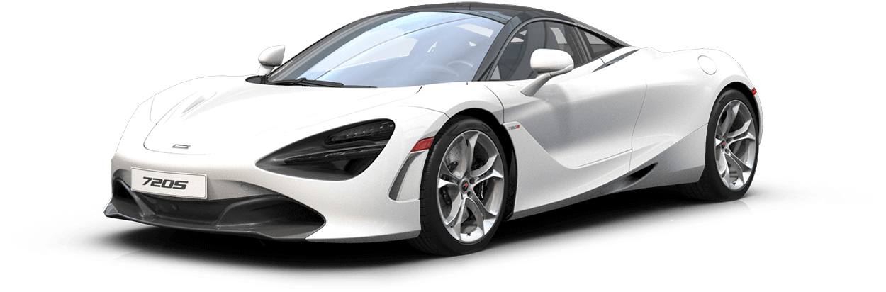 White - Mclaren 720s Onyx Black (1250x412), Png Download