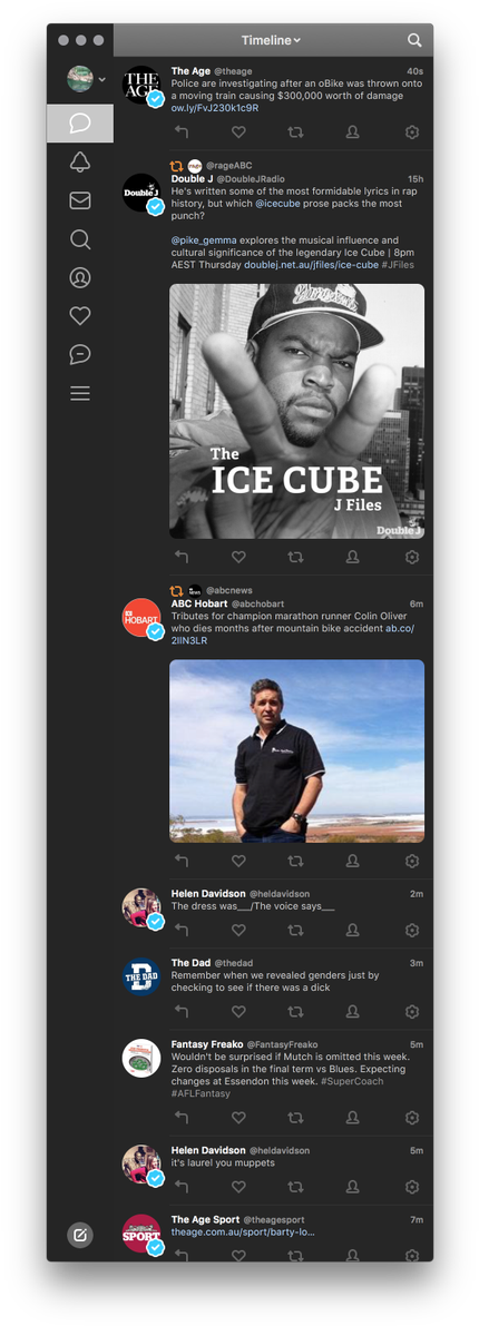 New @tweetbot 3 Vs Tweetbot - Ice Cube Nwa (435x1200), Png Download