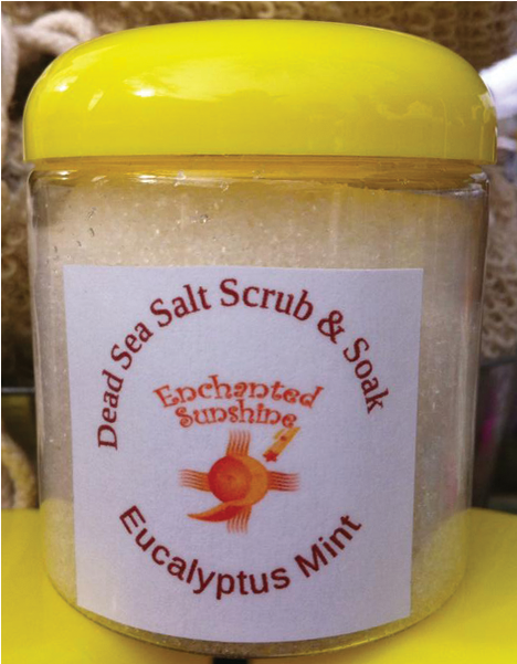 Dead Sea Salt Eucalyptus Mint Scrub & Soak - Jasmine Rice (600x600), Png Download