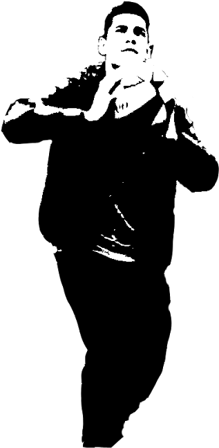 After Trying New Effects I Felt That The Banksy Style - Silhouette (1600x900), Png Download