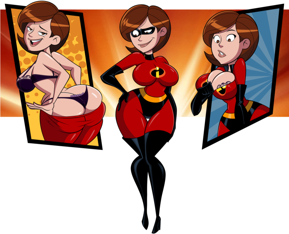 Violet Parr Elastigirl Red Cartoon Fictional Character - Grimphantom Elastigirl (966x827), Png Download