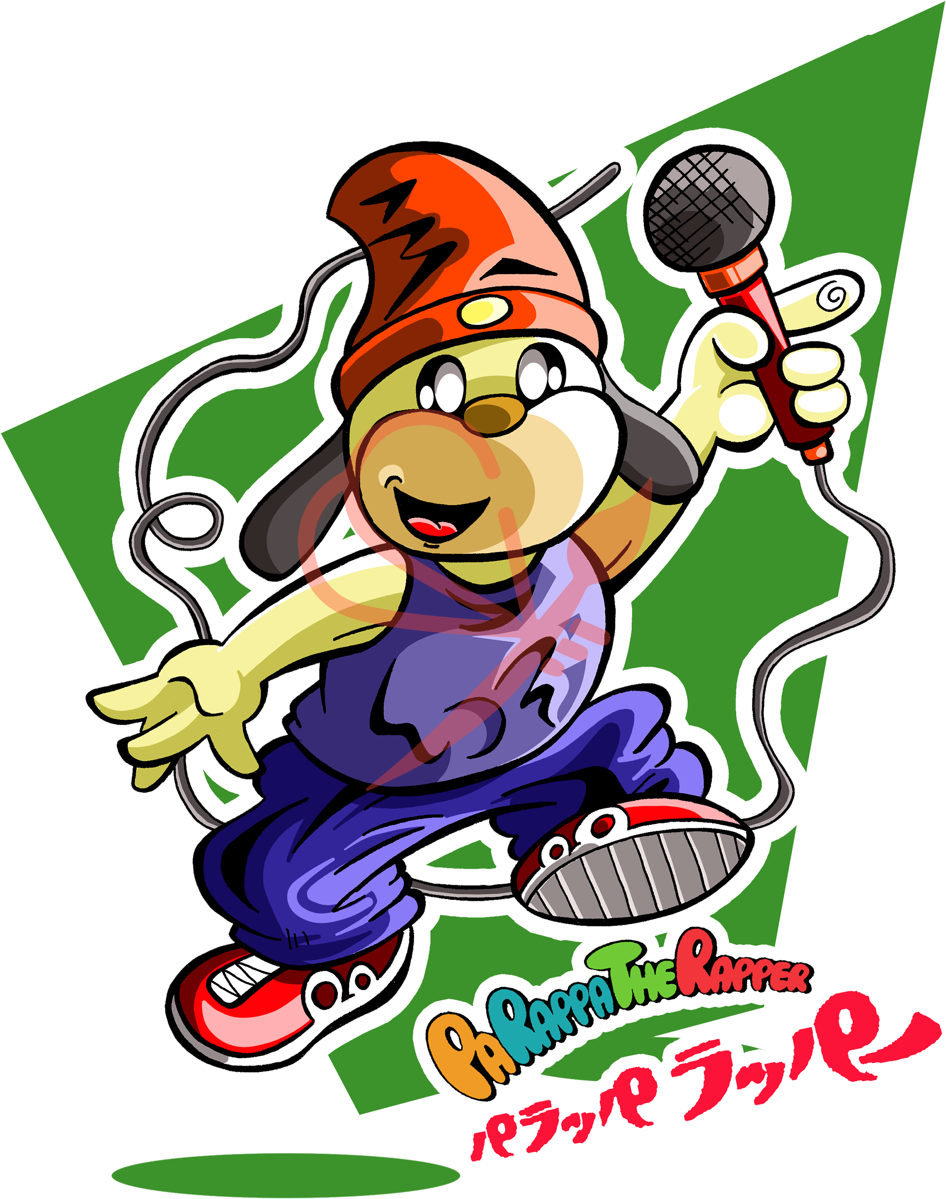 Parodia Oso Parappa The Rapper, Videojuego, Consola - Parappa The Rapper (2488x2488), Png Download