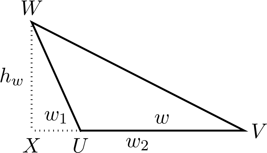 Is Interior Or Exterior To The Triangle, The Area Of - Triangle (921x541), Png Download