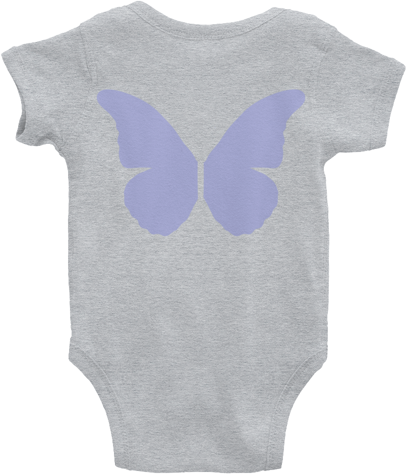 Load Image Into Gallery Viewer, Butterfly Wings - Infant Bodysuit (1000x1000), Png Download