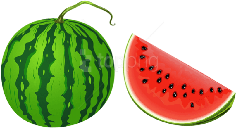 Free Png Watermelon Png Vector Png - Watermelon Clipart Png (850x472), Png Download