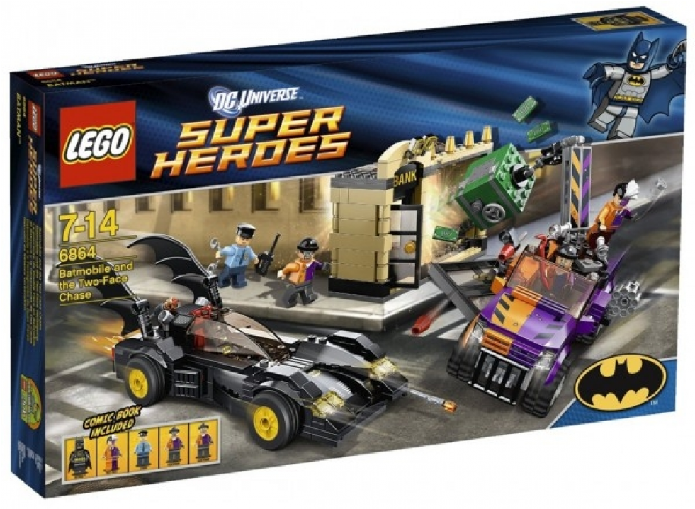 6864 1 - Lego Two Face Car (980x980), Png Download