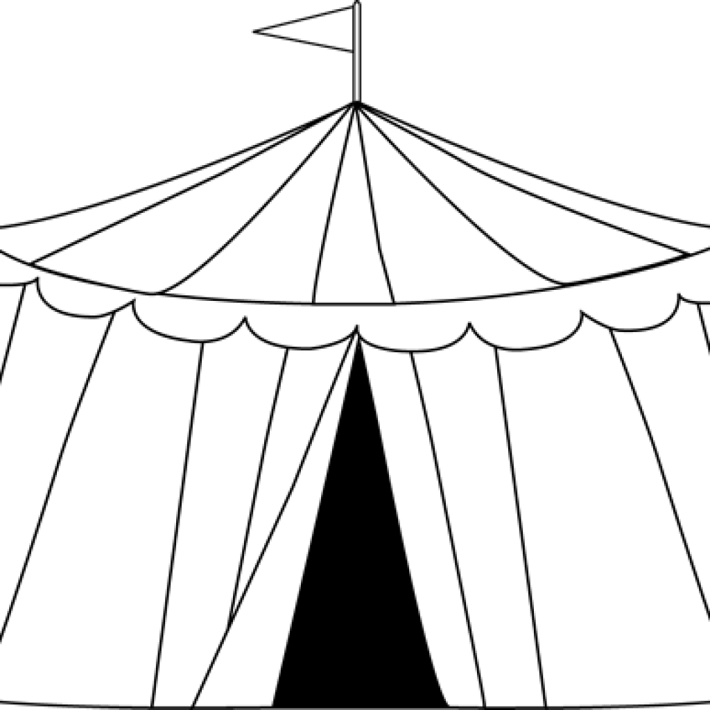 Carnival Clipart Circus Tent - Illustration (1024x1024), Png Download