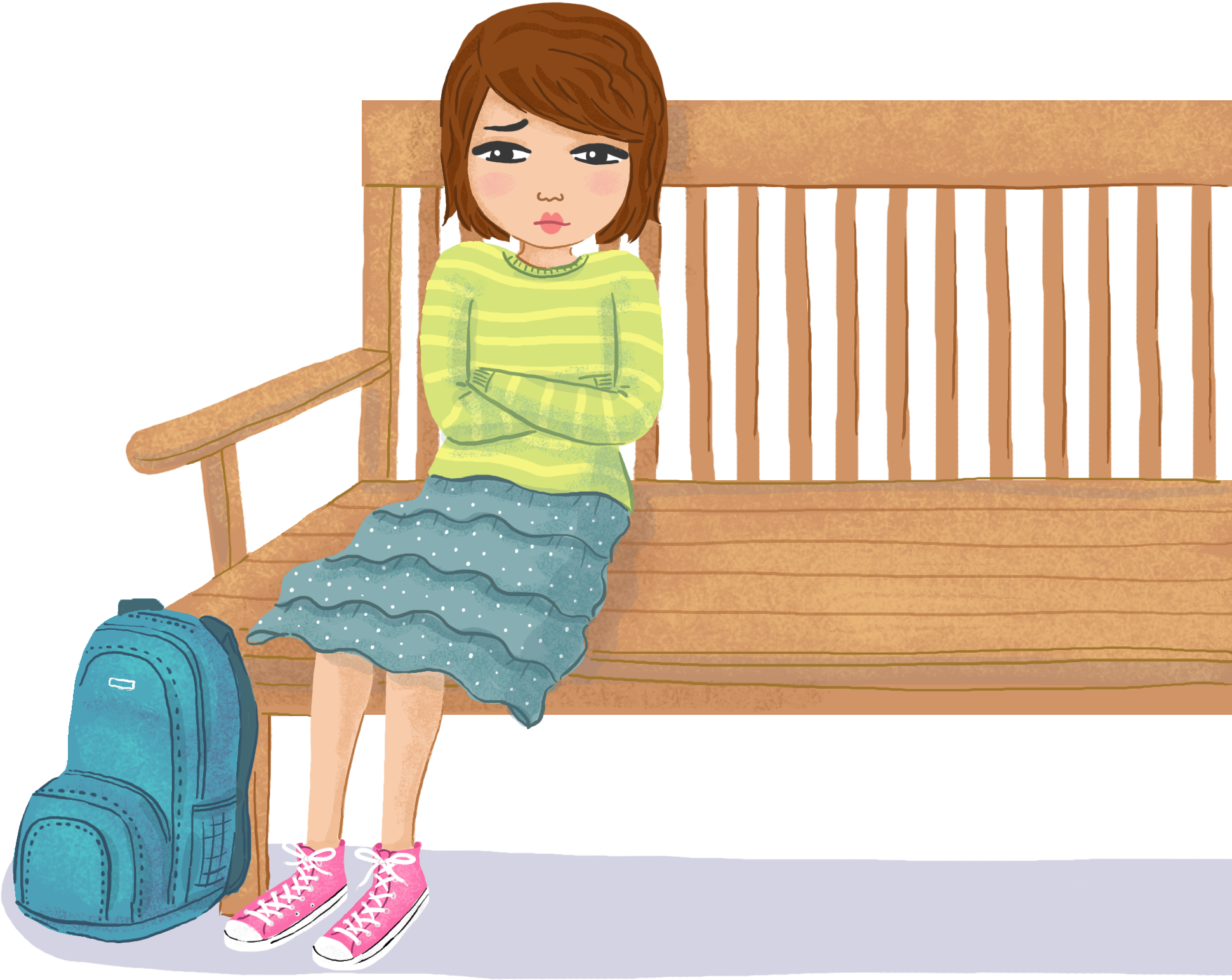 Color Me Angry - Sitting (2108x1824), Png Download
