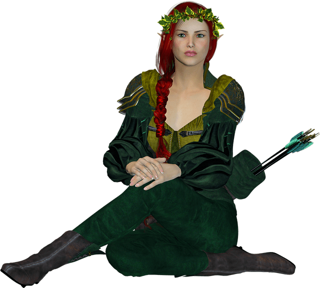 Lothlorien - Elf Png Fantasy (640x576), Png Download