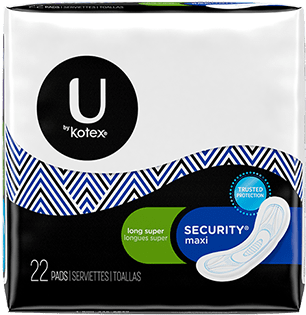 Security Maxi Pads Long Super Box - Graphic Design (1280x525), Png Download