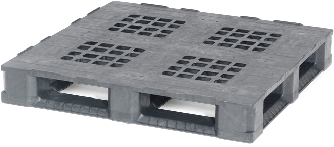 Robust Container Plastic Pallet - Pallet (750x442), Png Download