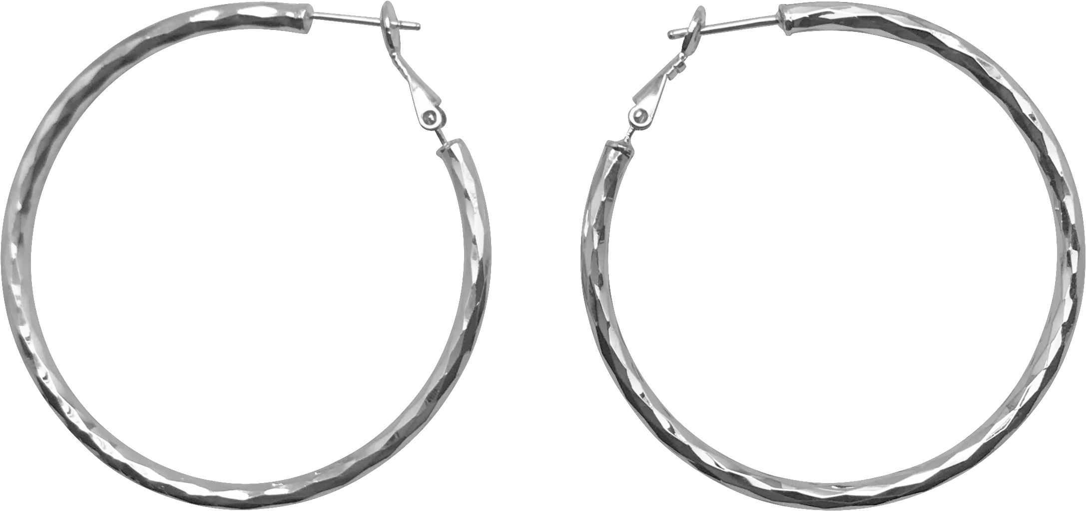 5" Silver - Earrings (2918x3648), Png Download