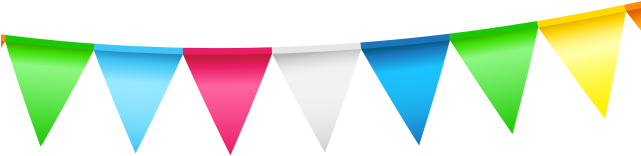 Party Clipart Blower - Black And White Streamers Png (640x480), Png Download