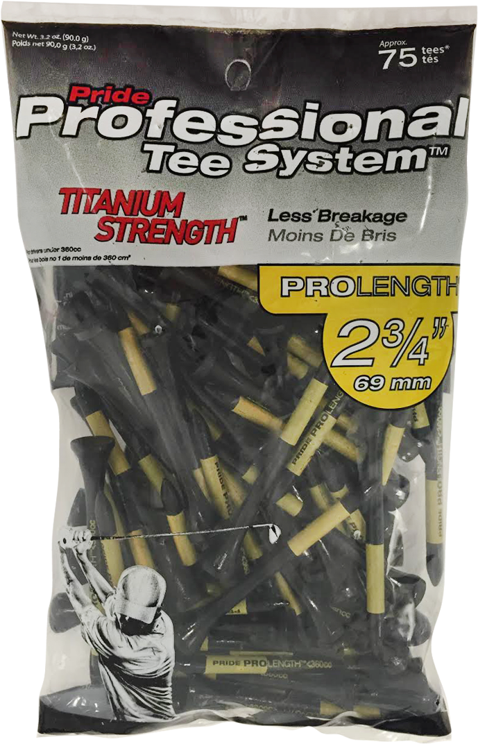 Pride Professional Tee System 2 3/4 Inch Titanium Strength - Chocolate (1440x1440), Png Download