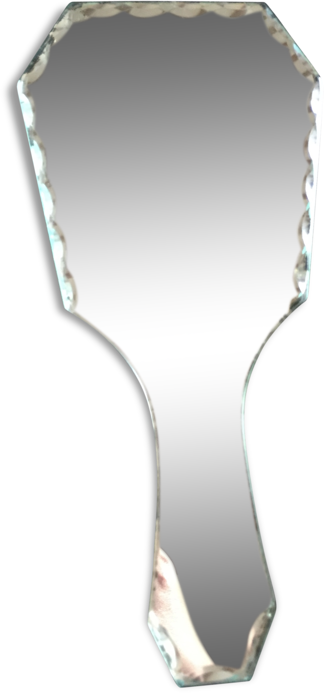 Hand, Mirror In Hand Facing - Chain (1559x3093), Png Download