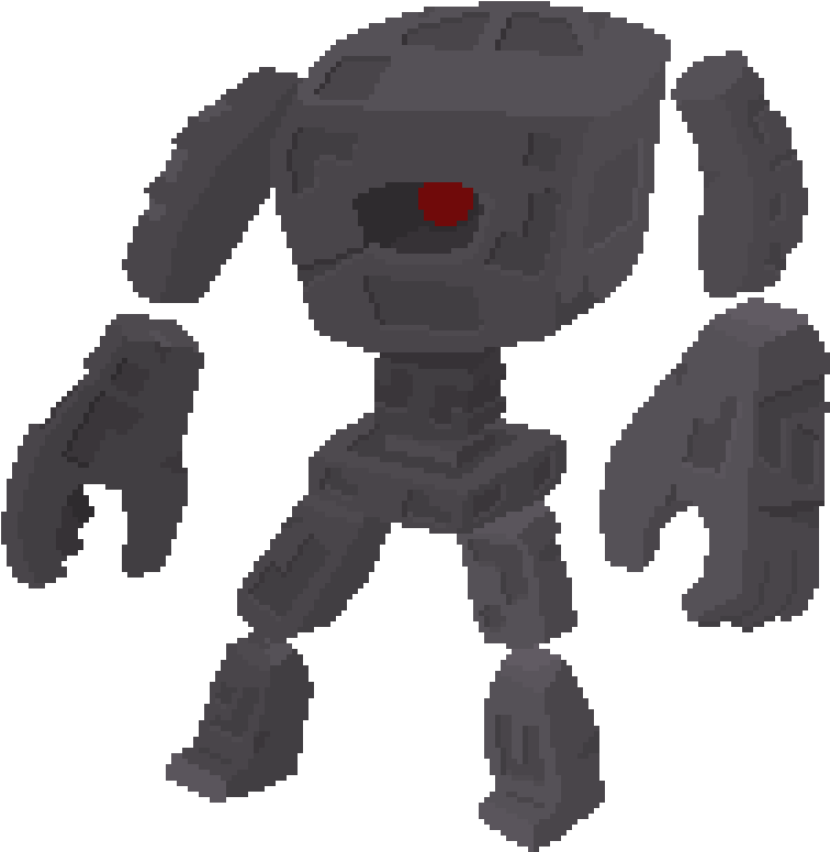 Golem - Military Robot (1280x1280), Png Download