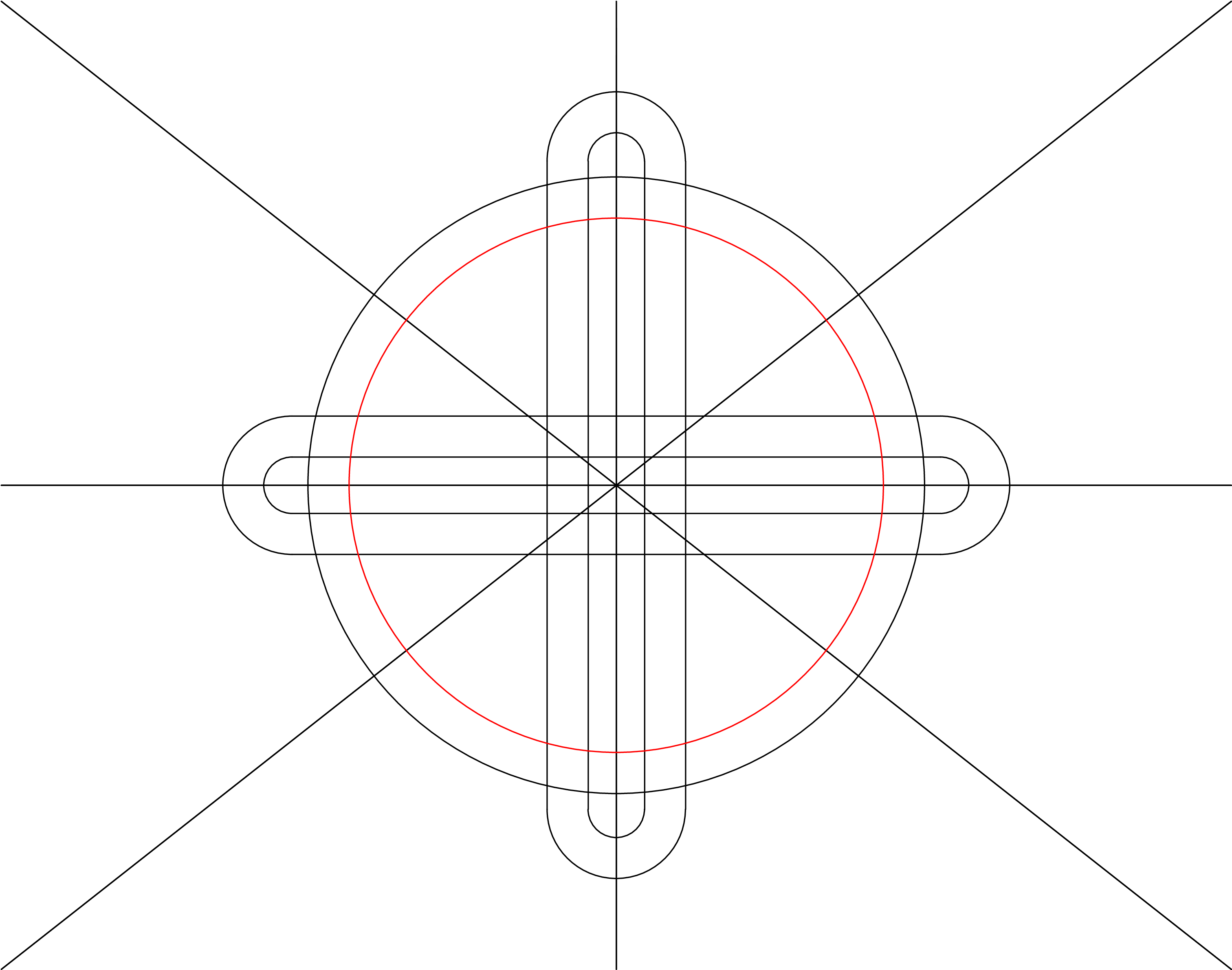 How To Draw A Celtic Knot 2 Level 1 Step 7 - Circle (3300x2550), Png Download