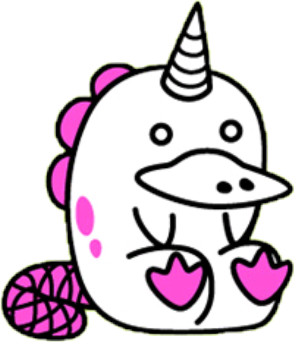 #platypus #unicorn #platycorn #rare #unique #beyou - Platypus And Unicorn (1024x1193), Png Download