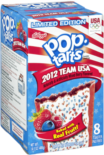 Kellogg's Pop-tarts 2012 Team Usa Mix Berry Toaster - Pop Tarts Limited Edition Flavors (600x600), Png Download