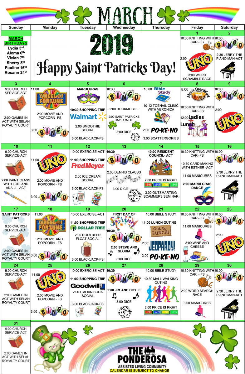 March Activities Calendar - Walking (800x1218), Png Download