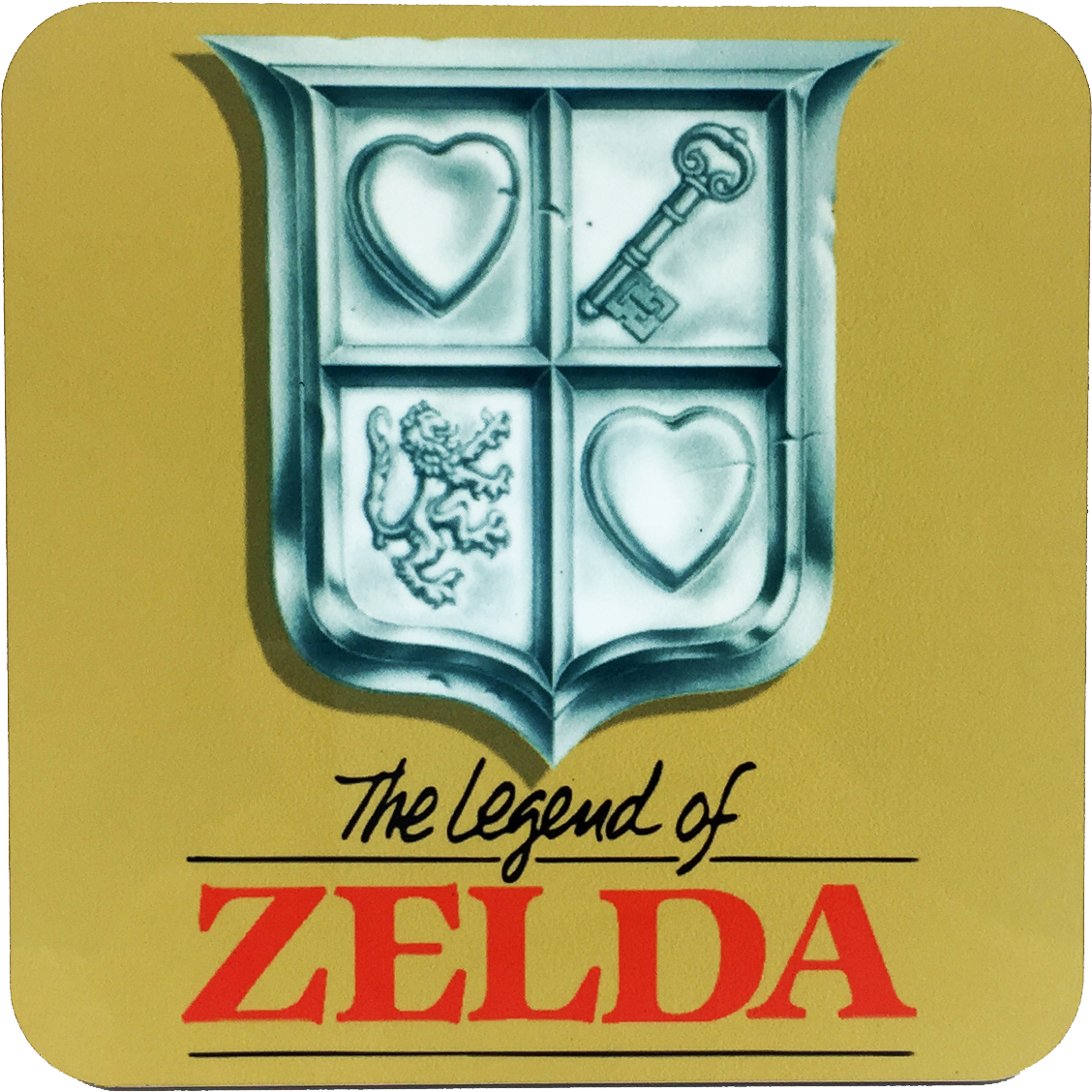 The Legend Of Zelda Drink Coaster - Legend Of Zelda Nes Case (1500x1500), Png Download