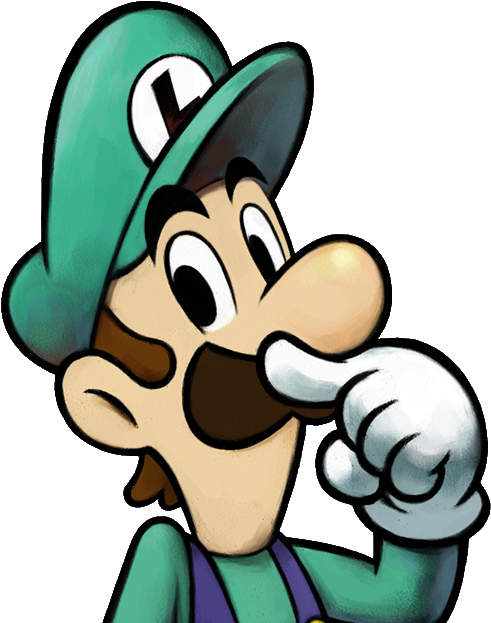 Mushroom Kingdom's Second Hero - Mario And Luigi Partners In Time Artwork (535x626), Png Download