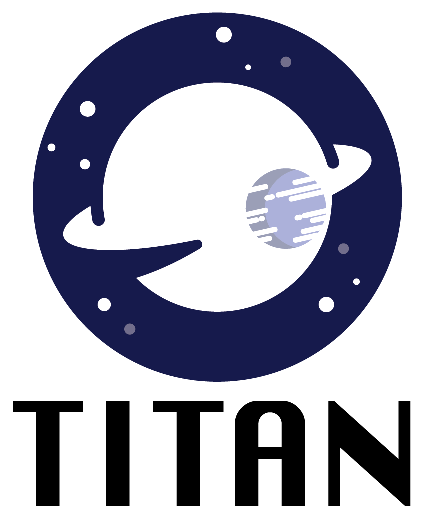 Titan Logo Branding Web Icon Vector Logo Flat Design - Circle (1484x1113), Png Download