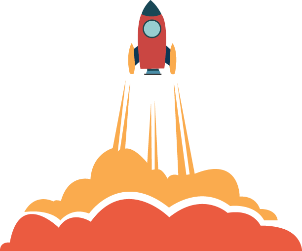 Elon Musk's Rocket Launch To Mars - Rocket (612x508), Png Download