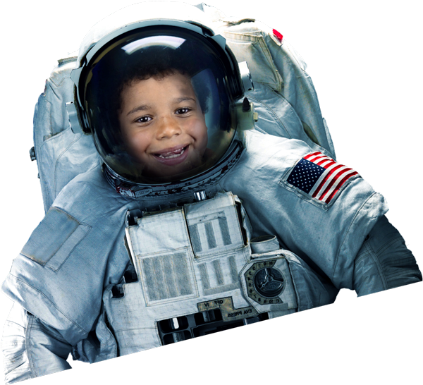 Astronaut - Toddler (600x546), Png Download