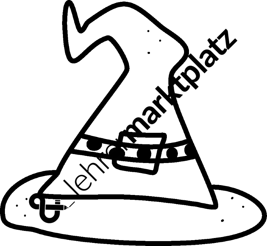 Halloween Corner Clipart Images 4 » Clipart Collections - Line Art (869x800), Png Download