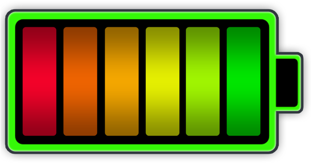 Monitor Stats 4 - Electric Battery (630x630), Png Download