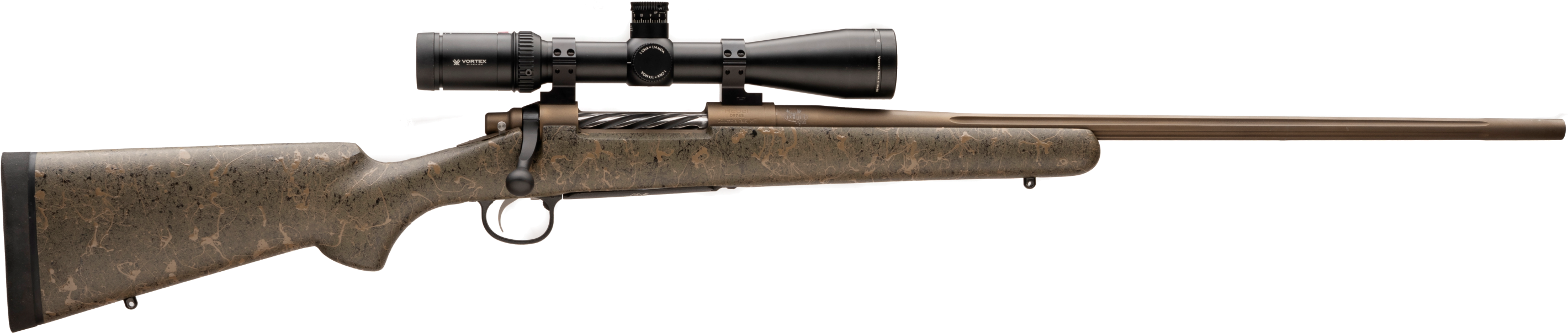 Full Curl Lightweight Hunting Rifle - Savage 110 30 06 (2872x648), Png Download