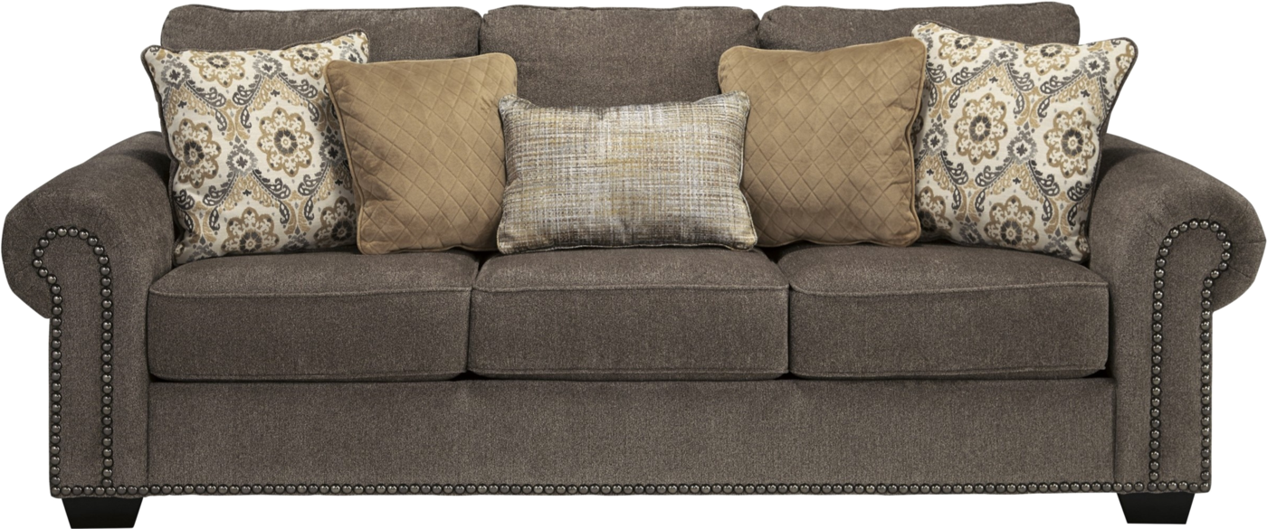 Emelen Living Room Set - Emelen Sofa (1400x585), Png Download