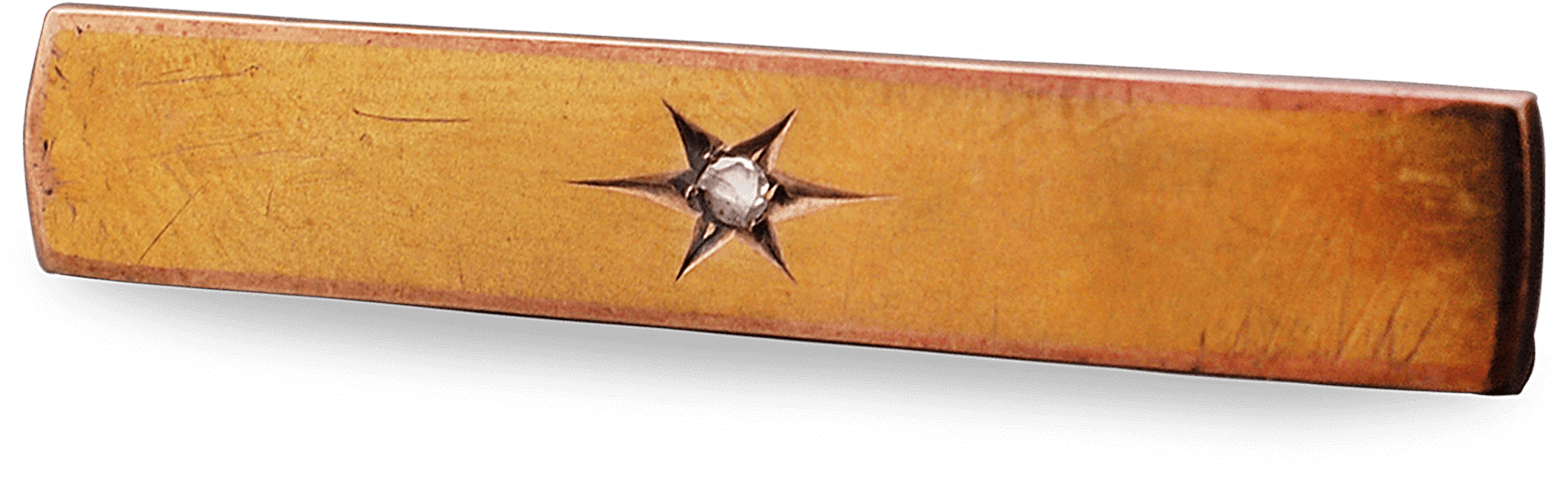 Gold Bar Pin - Cross (1750x1750), Png Download