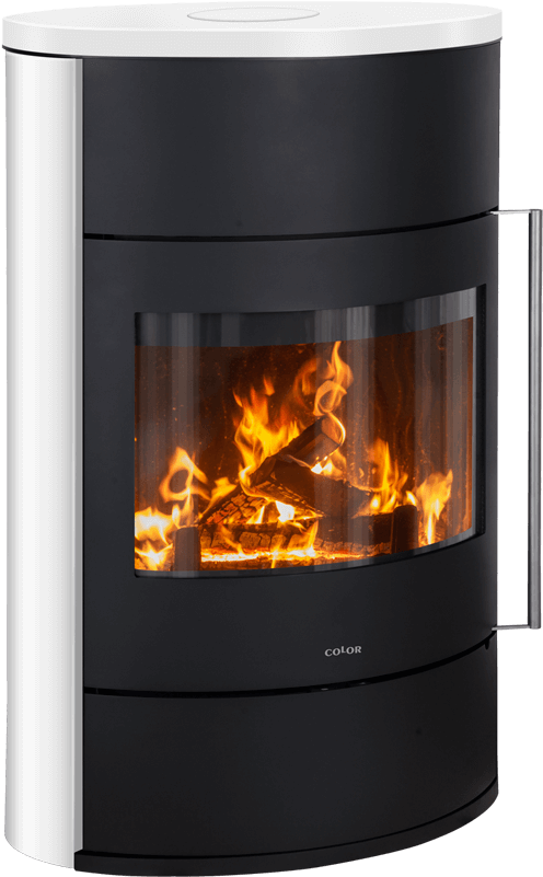 /kamini/j3/j3 Bijela Keramika - Wood-burning Stove (503x800), Png Download