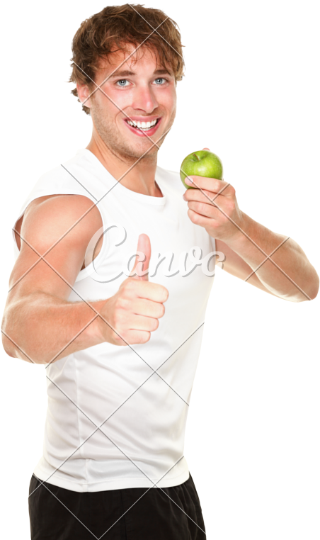 Fitness Photos By Canva - White People Cant Handle Spicy Food (533x800), Png Download