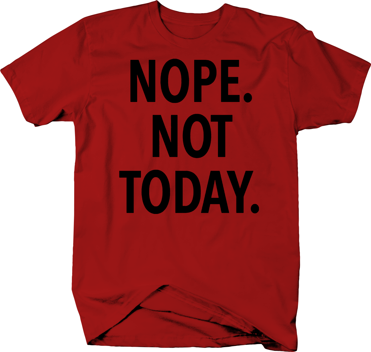 Nope Not Today Color T Shirt - Adidas Basketball T Shirt Design (1295x1229), Png Download
