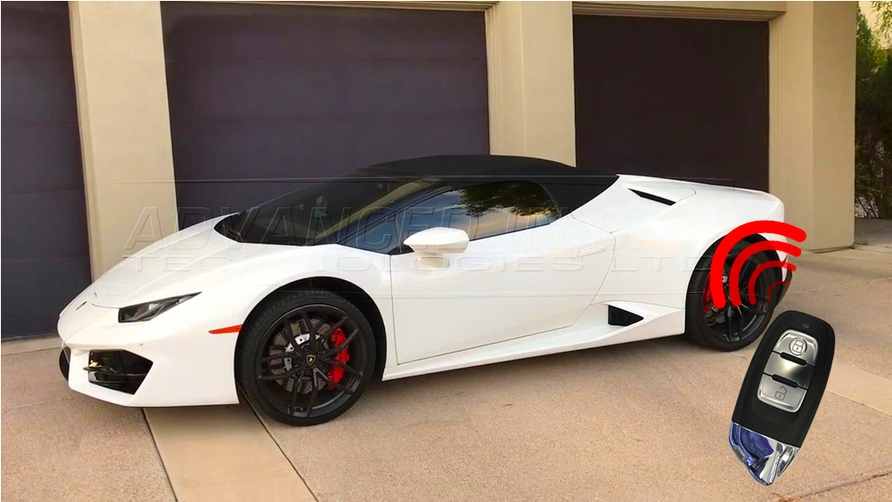 Lamborghini Huracan Spyder Remote Roof Module - Lamborghini Huracan Open Roof (1000x1000), Png Download